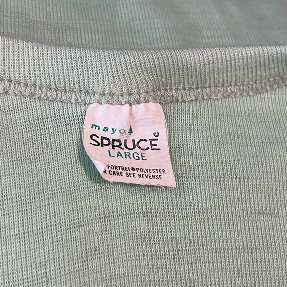 70’s Children’s Large “Peppermint Elfie” White Cat Print Shirt Customized flawed - Picture 3 of 12